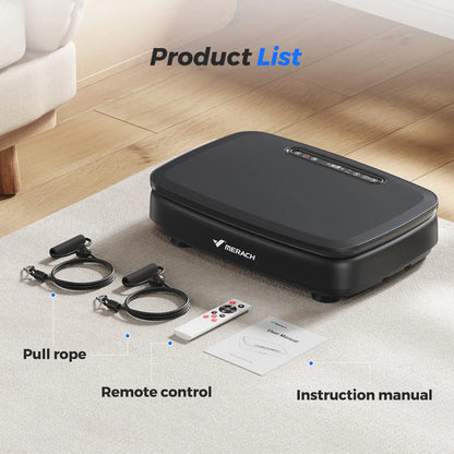 Vibration Plate Exercise Machine with Light Whole Body Workout Power Vibrate Platform Vibration Plate Lymphatic Drainage